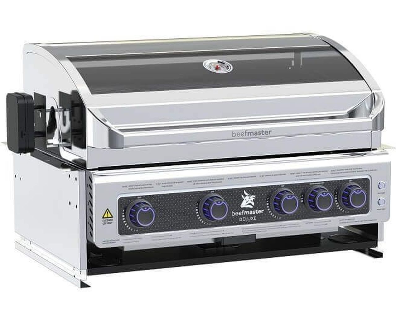 Deluxe Beefmaster 4 Burner Build-In BBQ, , hi-res image number null