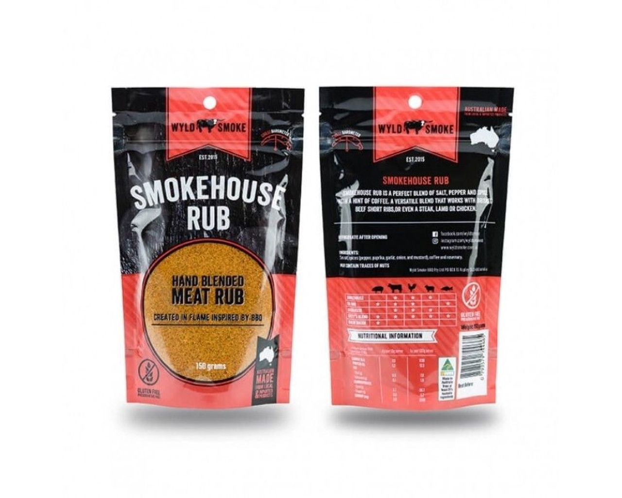 Wyld Smoke Smokehouse Rub 150G, , hi-res image number null