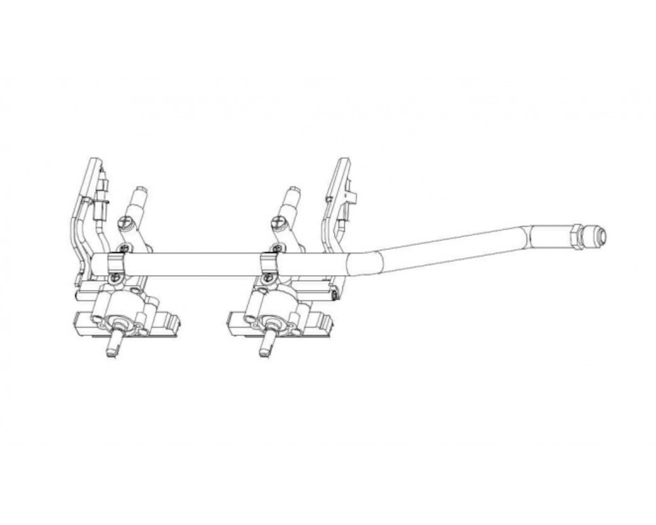 Ziggy Classic Twin Manifold and Valve Assembly, , hi-res image number null