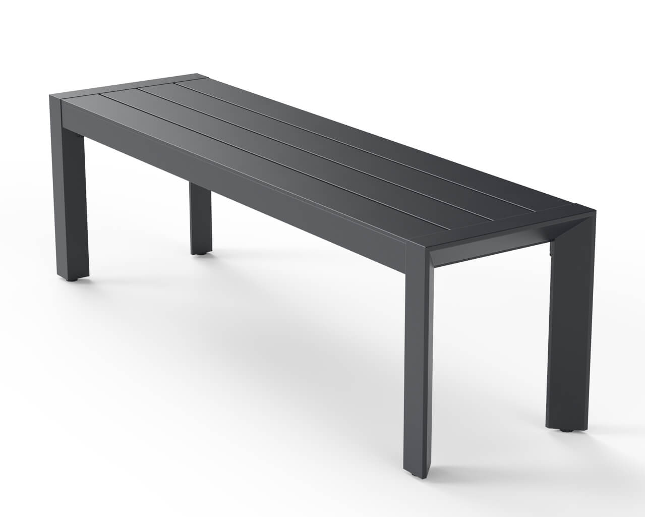 Jette 8 Seater Low Dining Setting Bundle - Gunmetal Grey, Gunmetal Grey, hi-res image number null