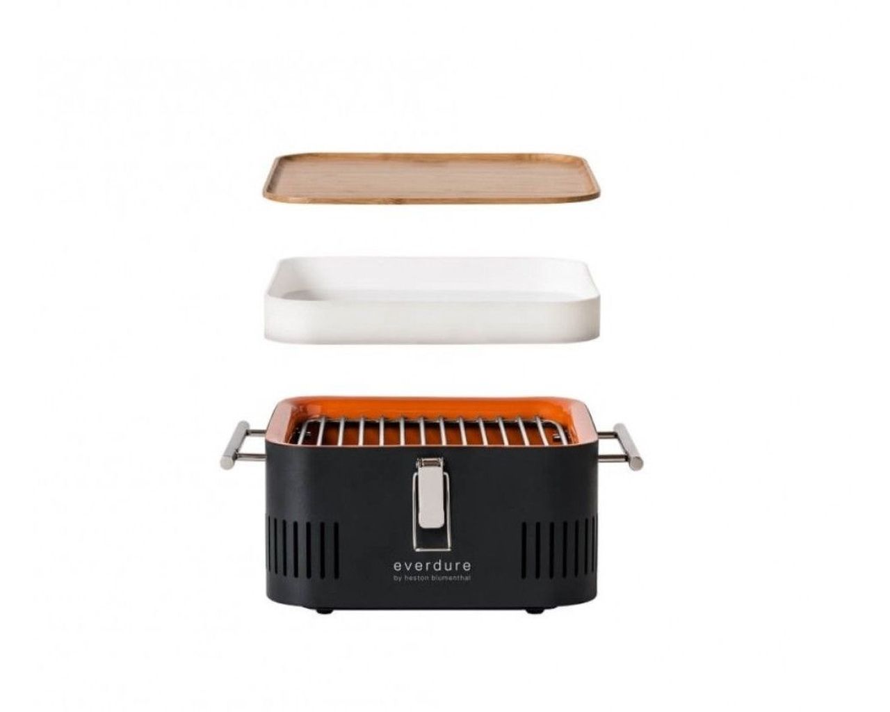 Everdure by Heston Blumenthal CUBE Charcoal Portable Barbeque - Stone, Stone, hi-res image number null