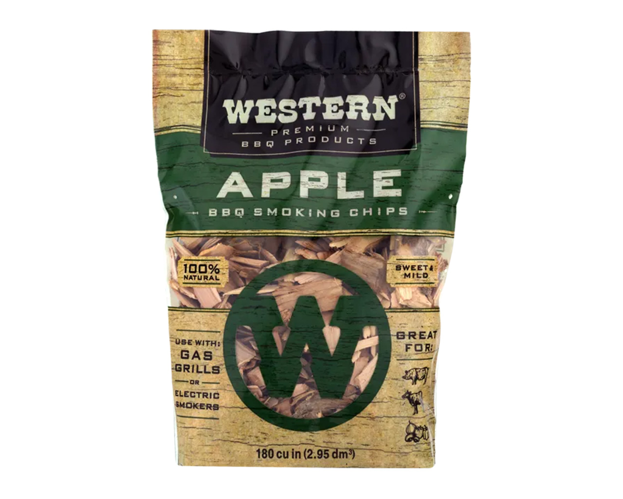 Western Premium Smoking Wood Chips - Apple, , hi-res image number null