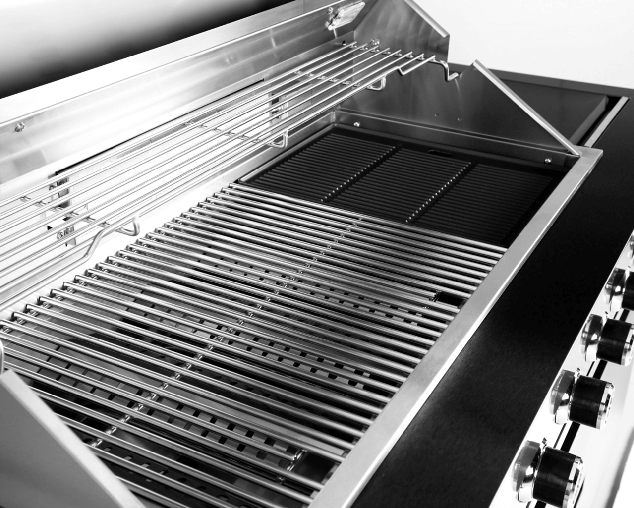 Aspire 6 Burner BBQ with Rear & Side Burners (Natural Gas), , hi-res image number null
