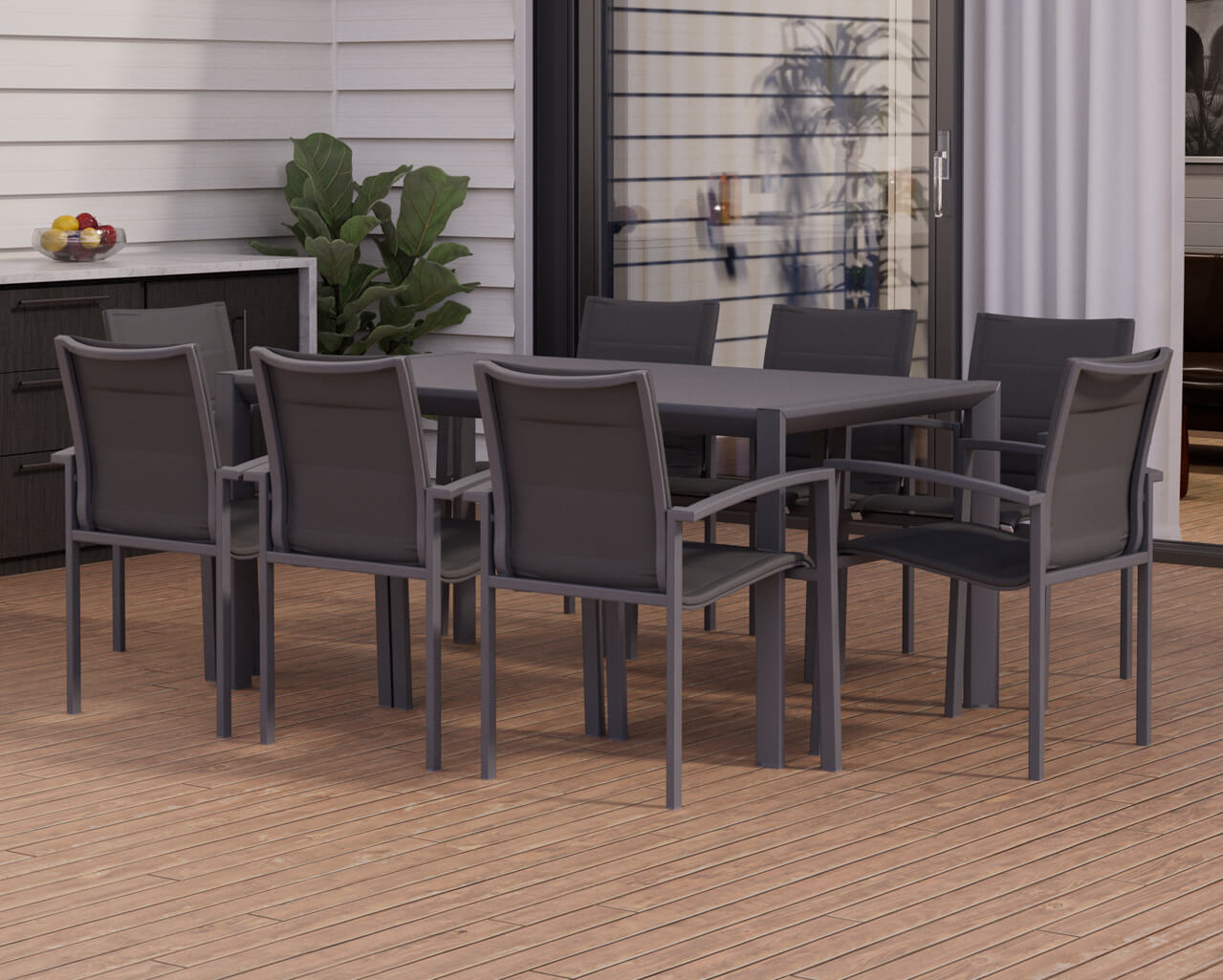 Boston-Eden 9 Piece Dining Setting, , hi-res image number null