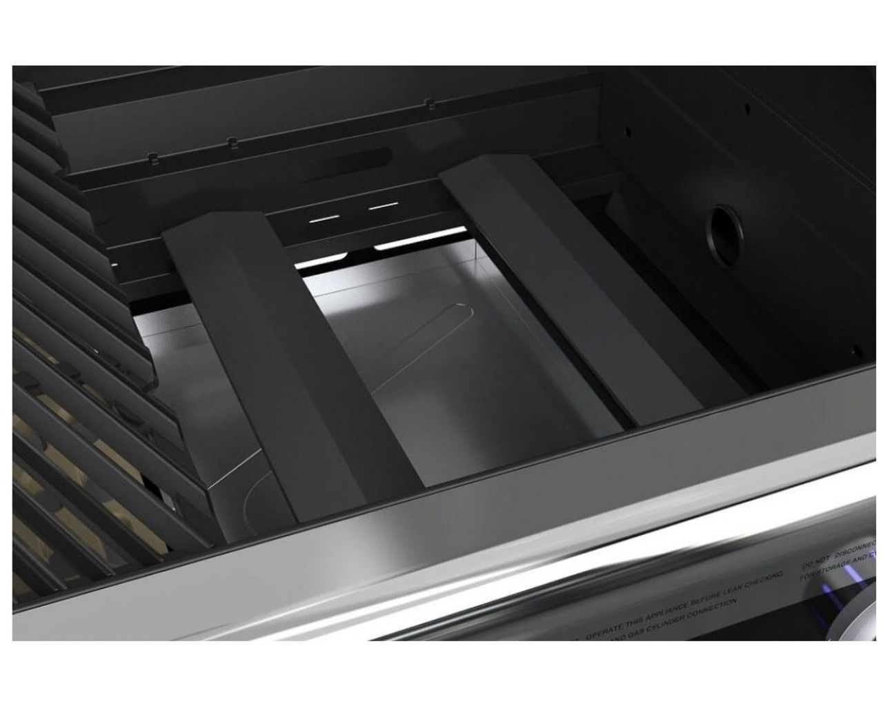 Premium Beefmaster 4 Burner BBQ on Deluxe Cart with Folding Shelves, , hi-res image number null