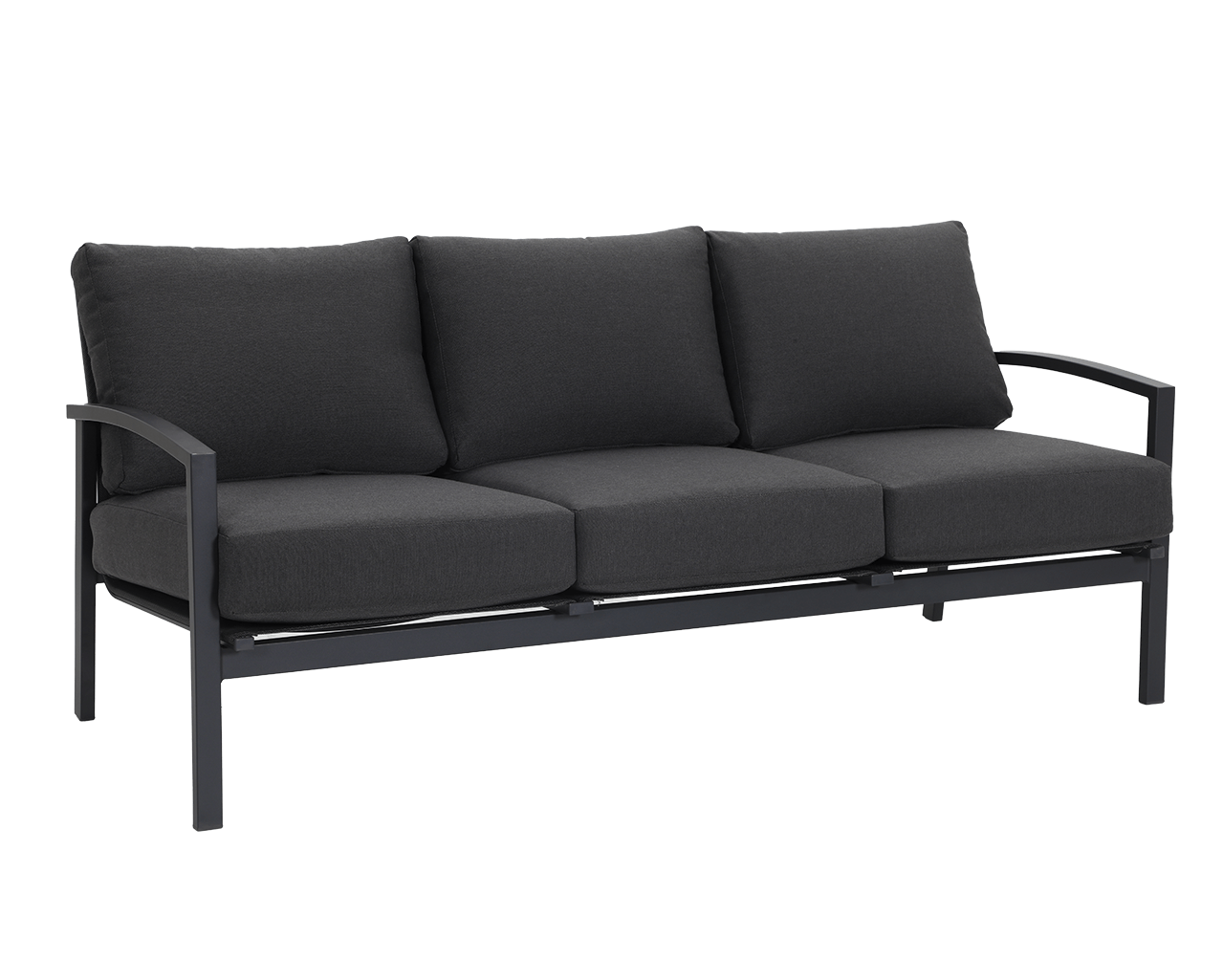Jette 5 Seater Lounge Setting Bundle - Gunmetal Grey, Gunmetal Grey, hi-res image number null
