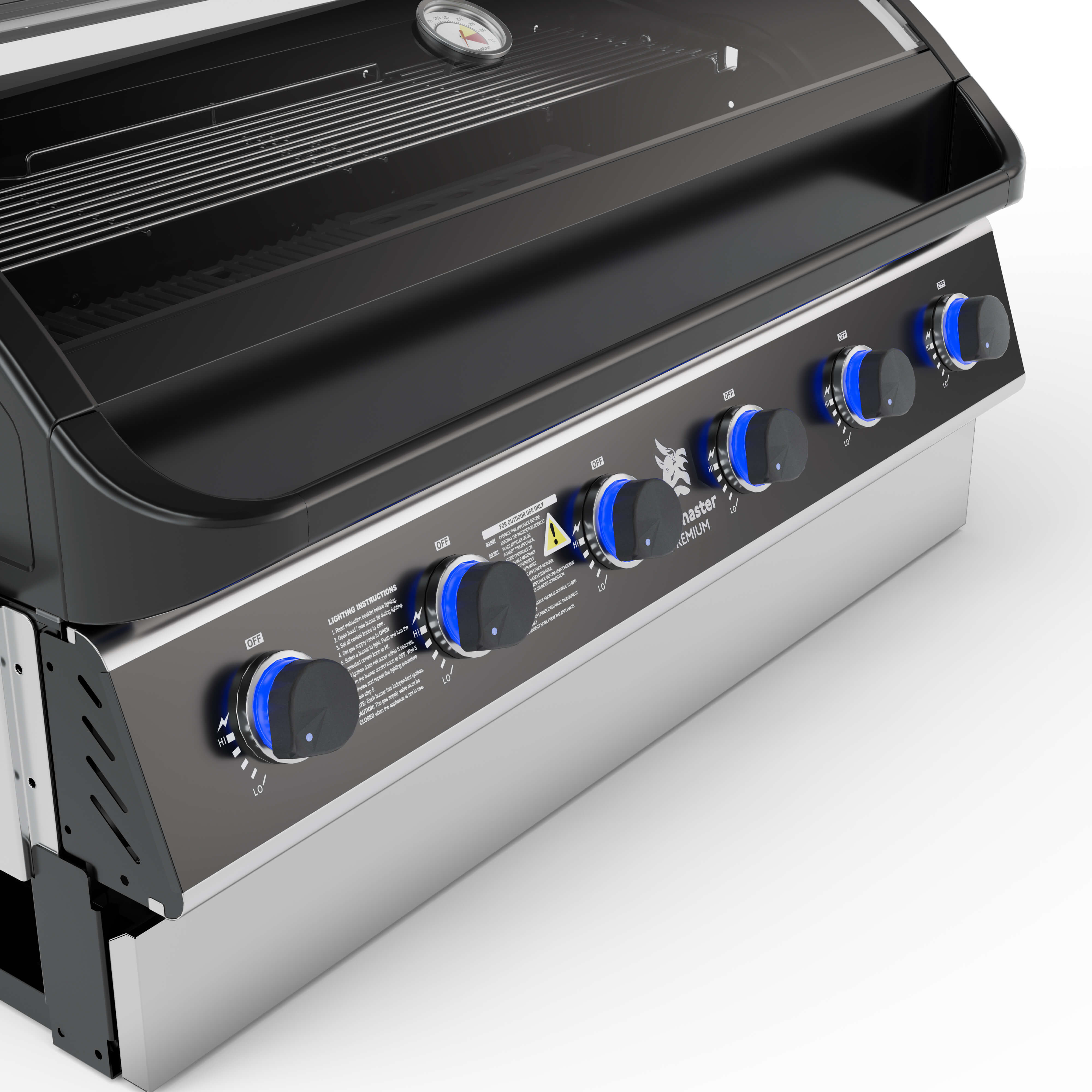 Beefmaster Premium T-Series 6 Burner Build-In BBQ, , hi-res image number null