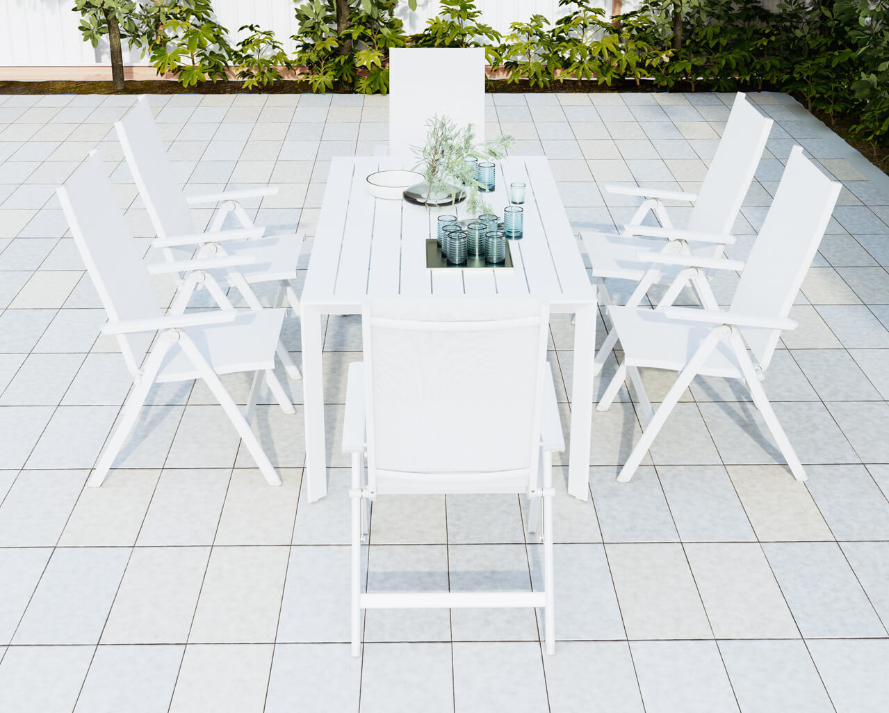 Frankie-Jette 7 Piece Dining Setting - Bone, , hi-res image number null