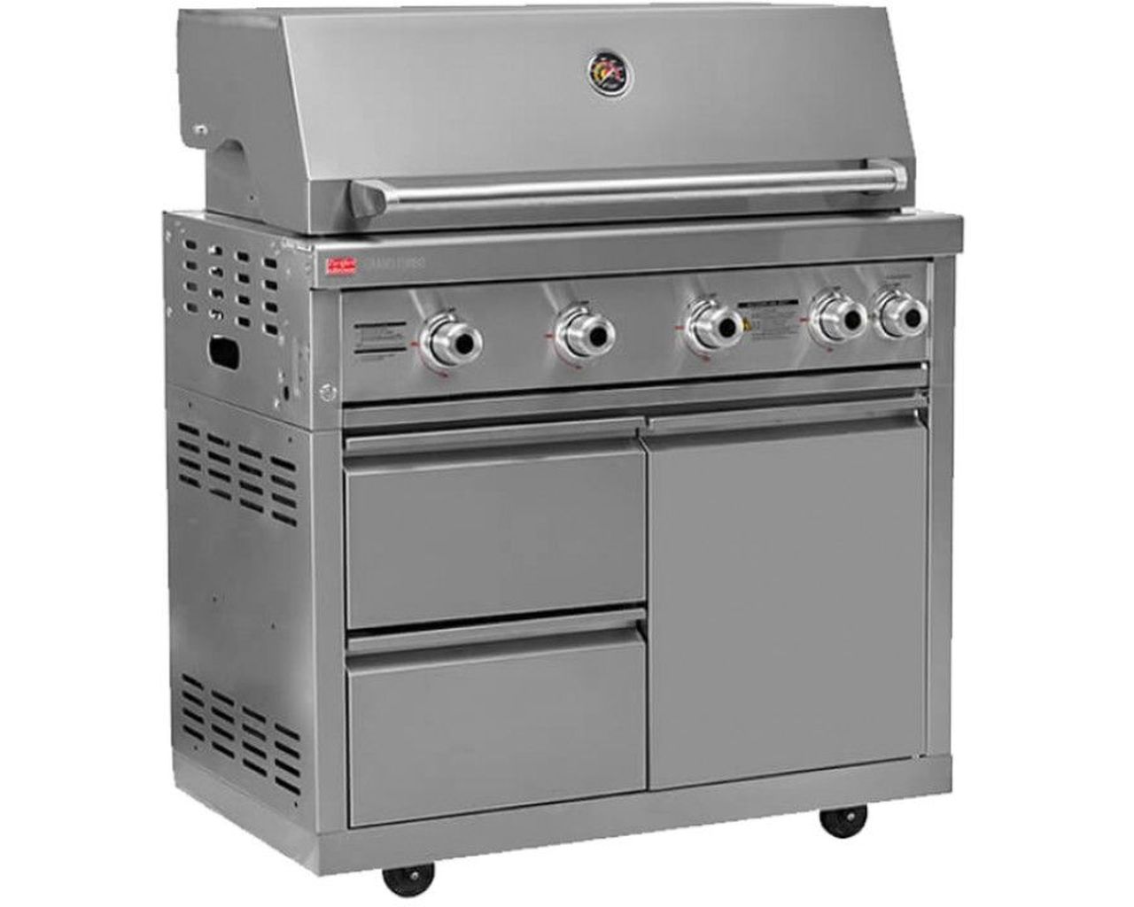 Ziegler & Brown Grand Turbo 4 Burner Roll-In on Cart  L2-SERIES, , hi-res image number null