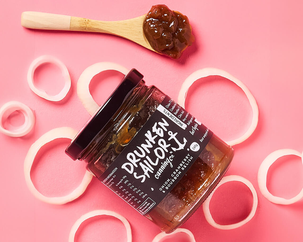 Drunken Sailor Onion, Cranberry & Bourbon Relish, , hi-res image number null