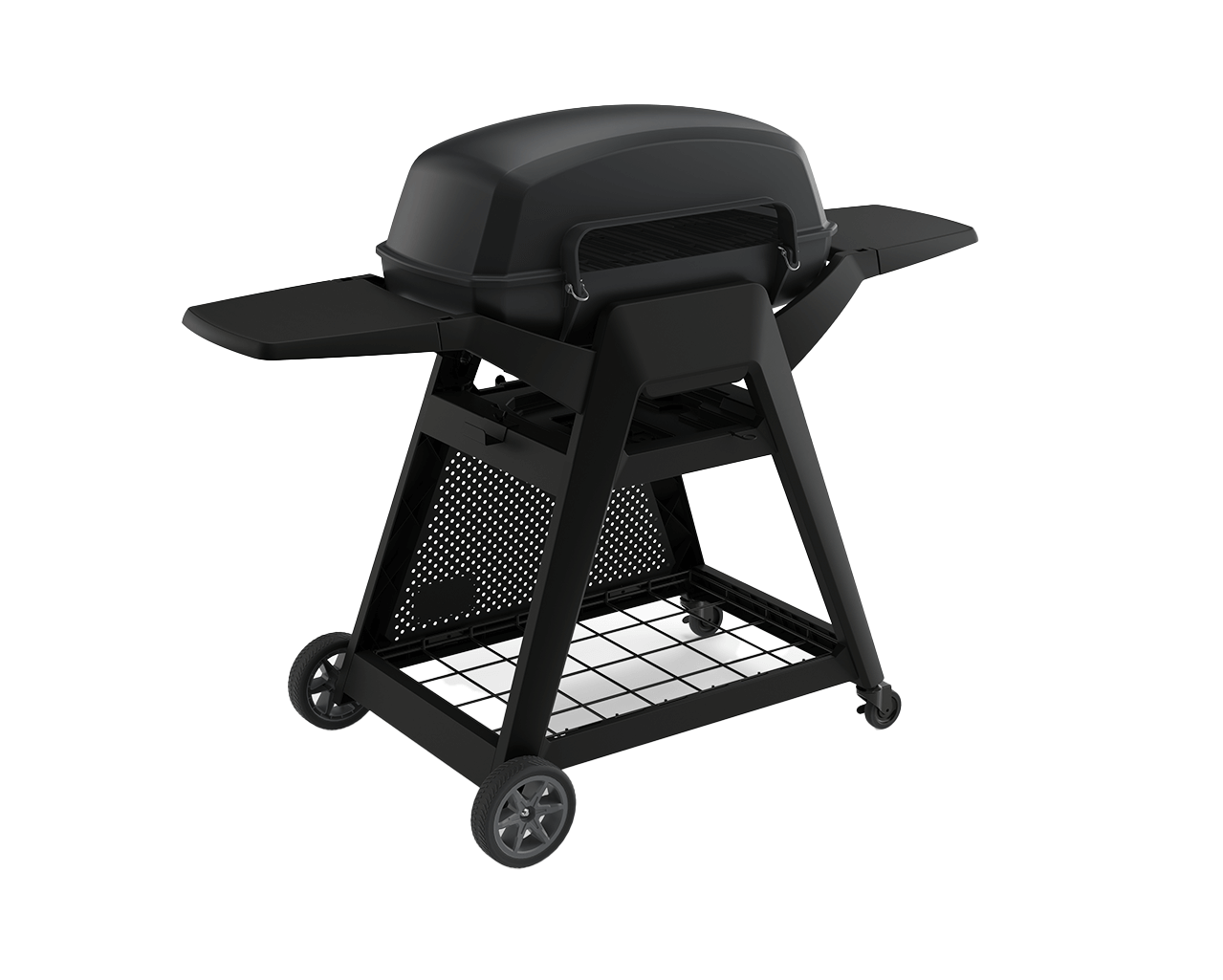 Ziggy Elite Triple Grill LPG BBQ Plus Cart Bundle - Midnight (Limited Edition), Midnight Limited Edition, hi-res image number null