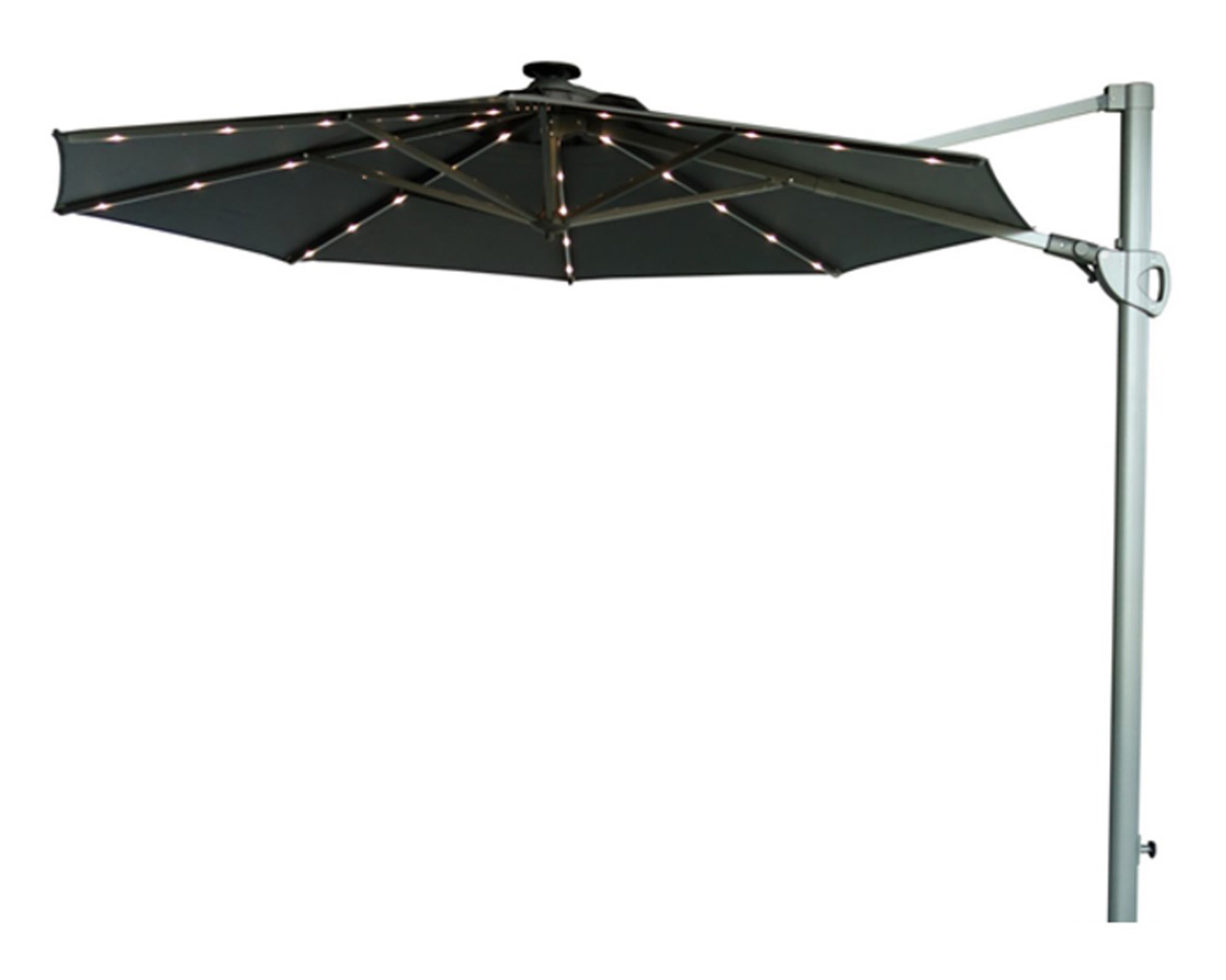 Oakmont 3.5m Octagonal Umbrella Charcoal, , hi-res image number null