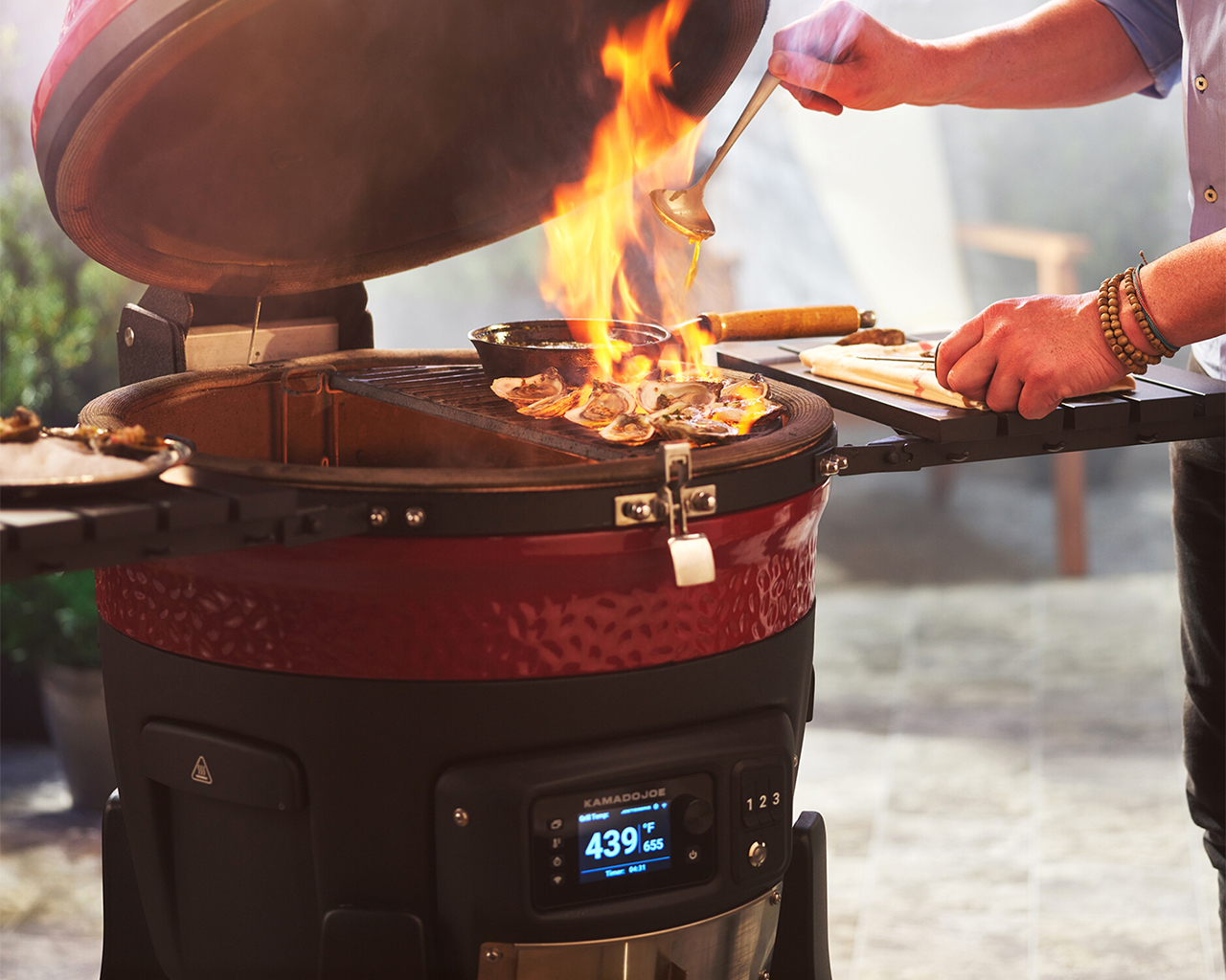 Kamado Joe Konnected Joe Digital Charcoal BBQ and Smoker, , hi-res image number null