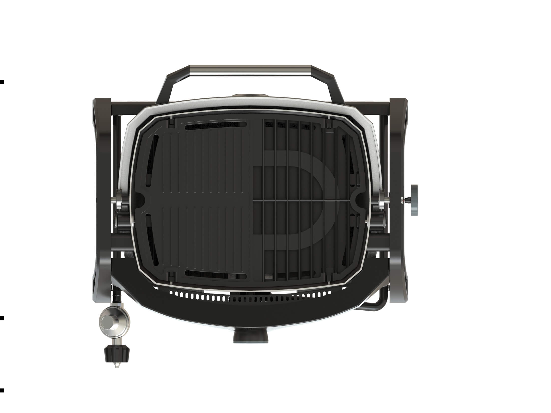 Ziggy Elite Nomad Hotplate & Grill Full Plate Combination - Cast Iron, , hi-res image number null