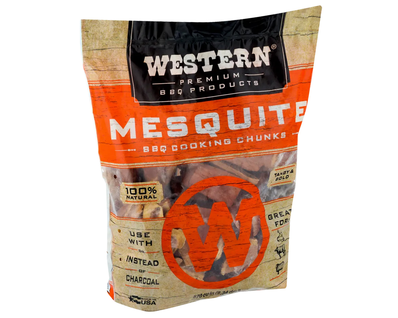 Western Premium Smoking Wood Chunks - Mesquite, , hi-res image number null