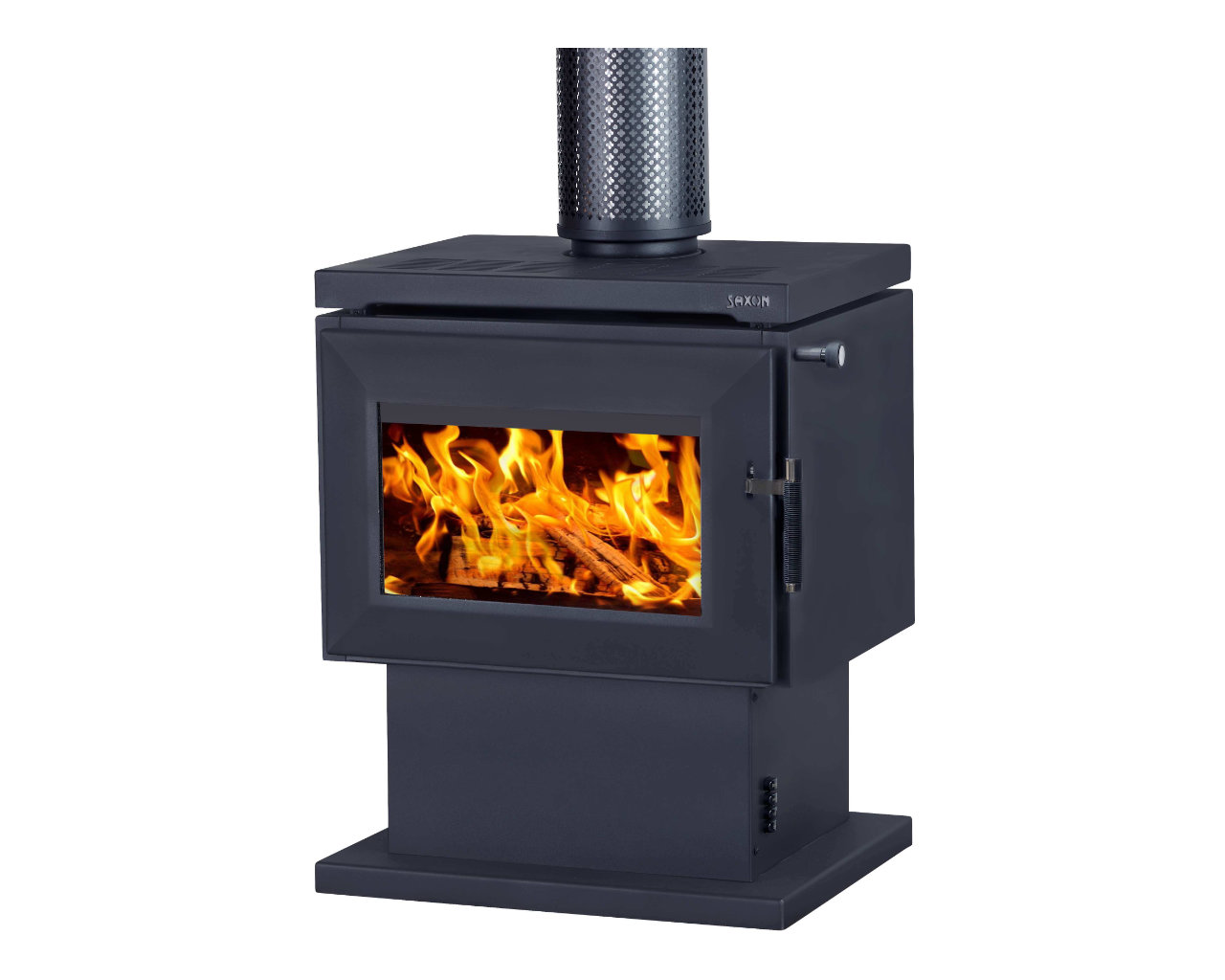 Saxon Merbau Freestanding Wood Heater, , hi-res image number null