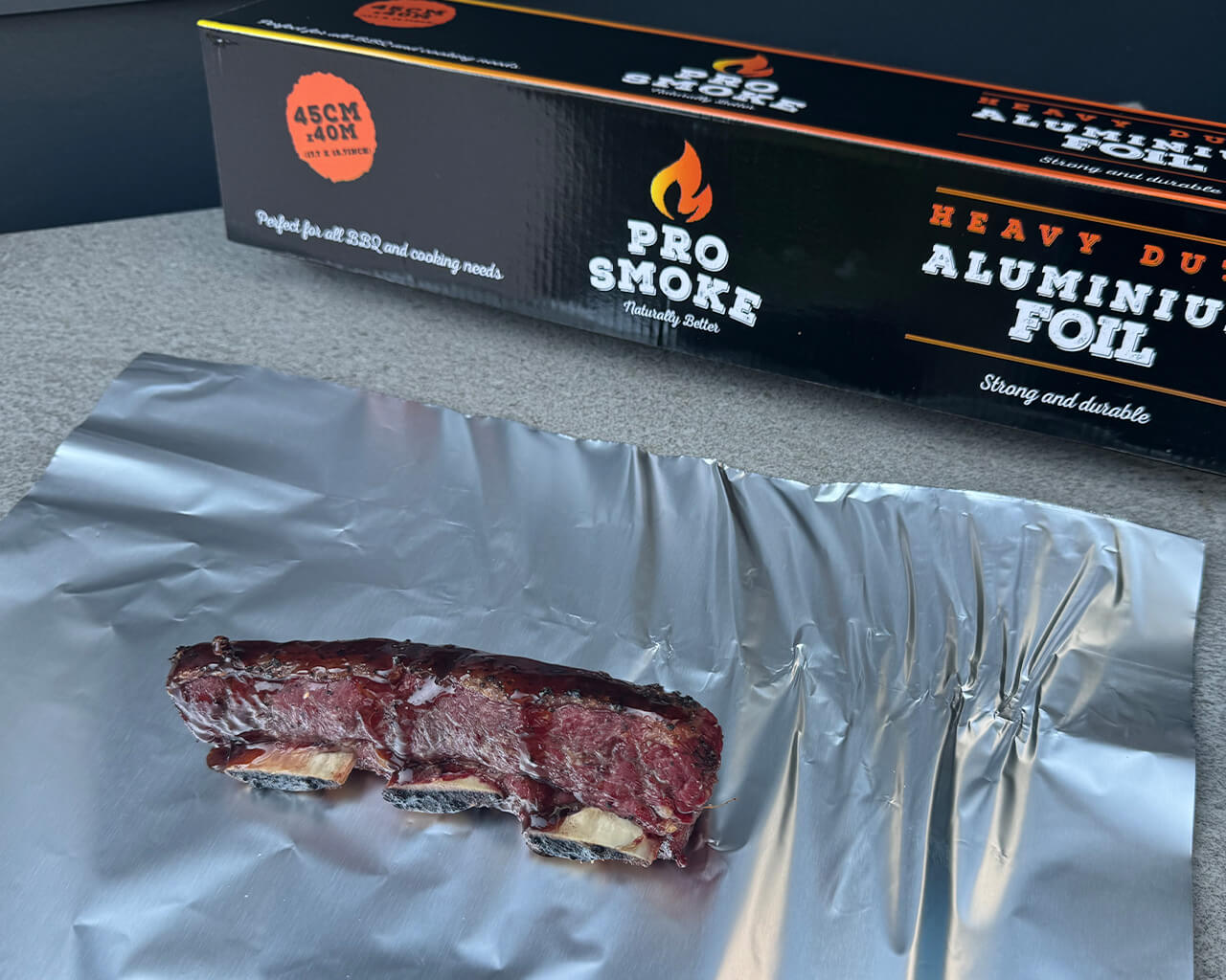 Pro Smoke Heavy Duty BBQ Aluminum Foil - 40m, , hi-res image number null