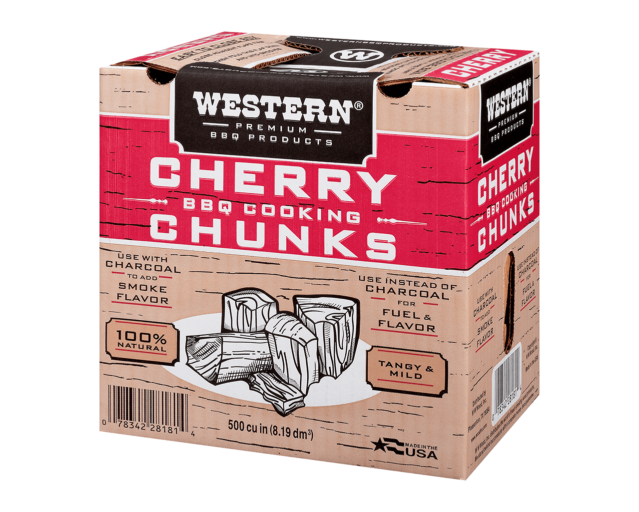Western Premium Smoking Wood Chunks - Cherry, , hi-res image number null