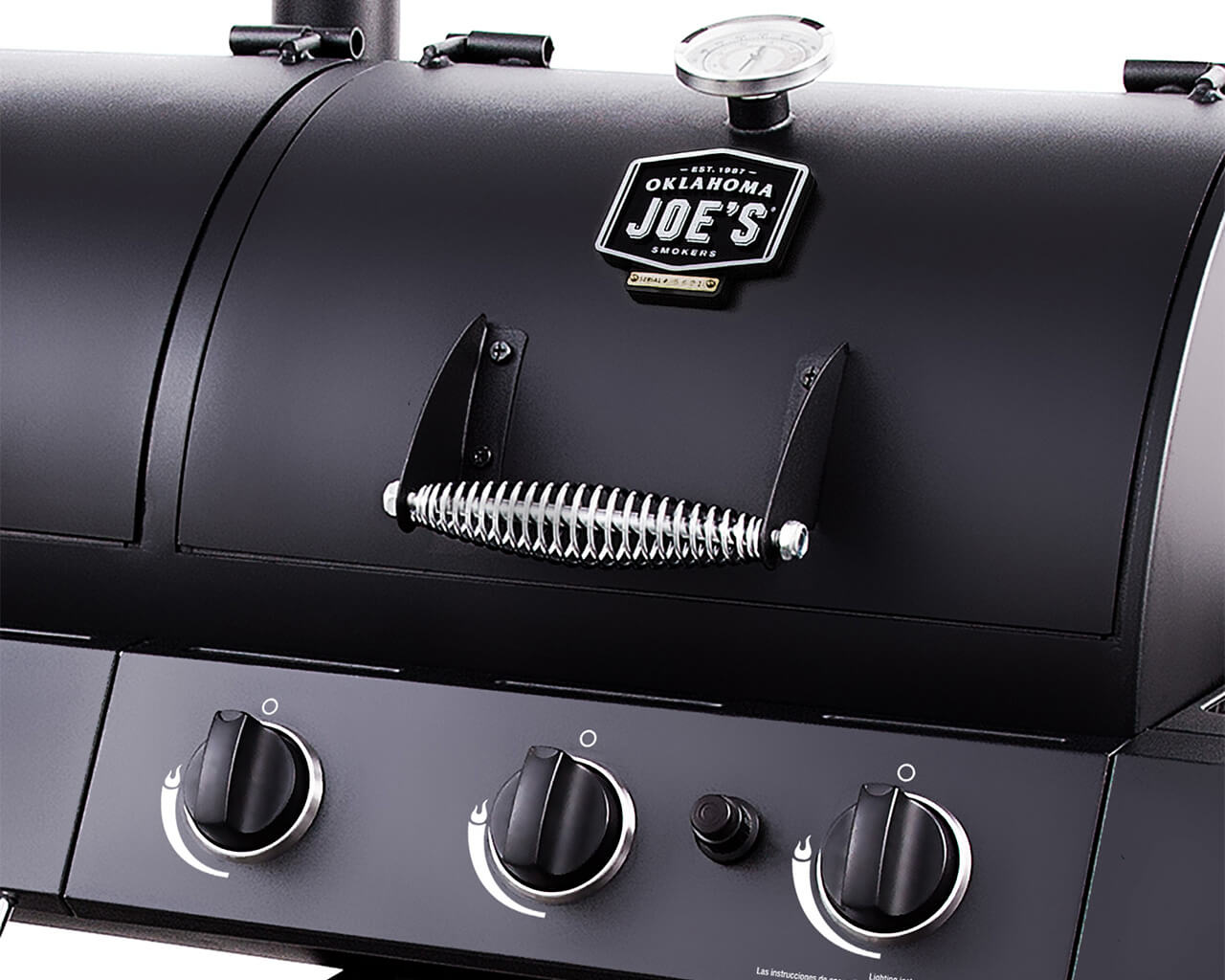 Oklahoma Joe’s Longhorn Combo Charcoal/Gas Smoker & Grill, , hi-res image number null