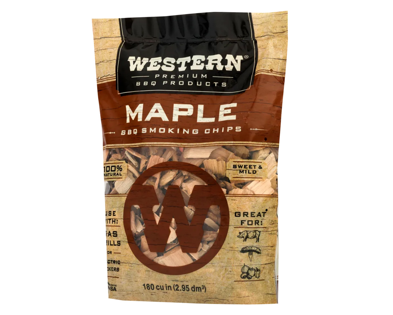 Western Premium Smoking Wood Chips - Maple, , hi-res image number null