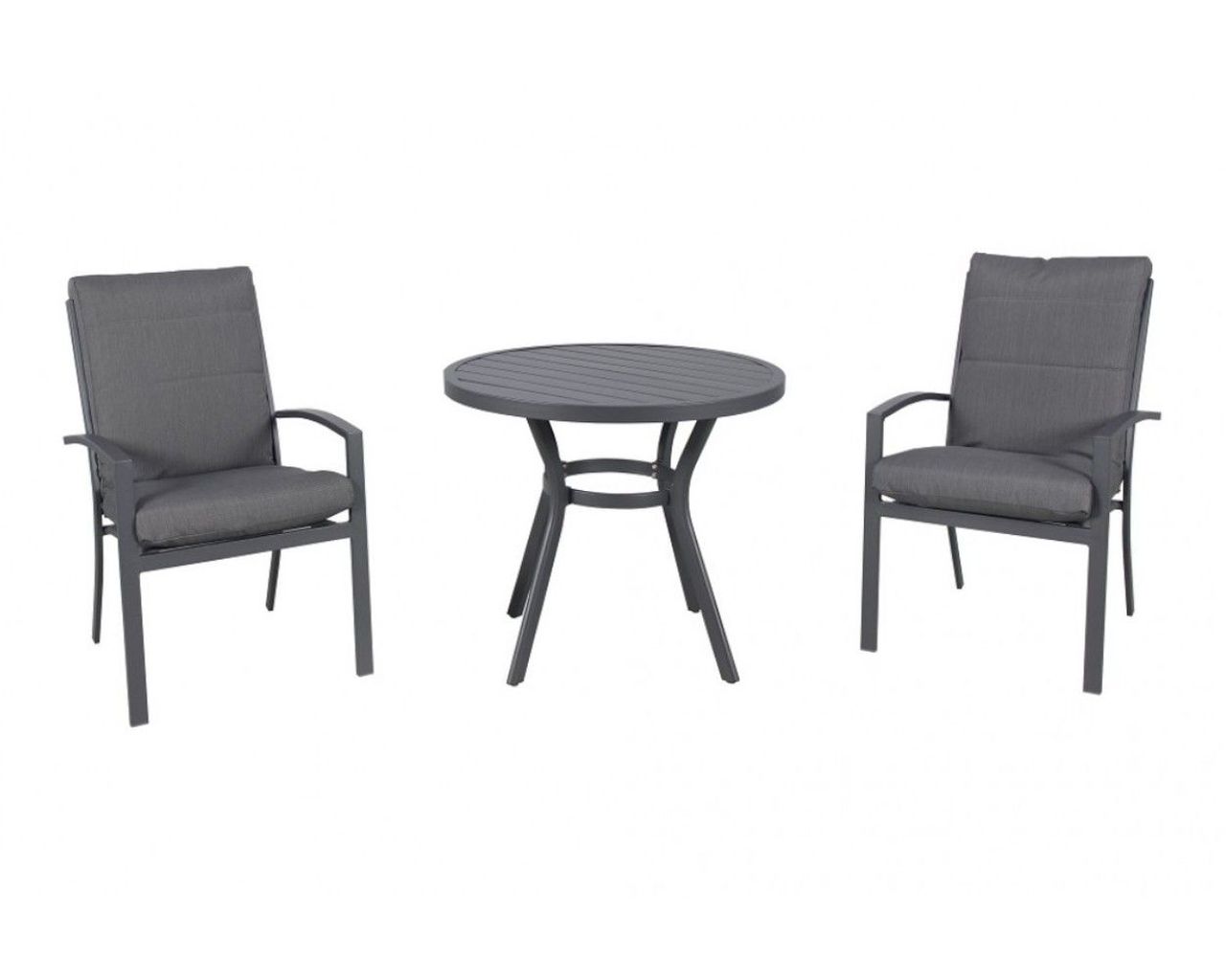 Jette 3 Piece Dining (Gunmetal Grey), Gunmetal Grey, hi-res image number null