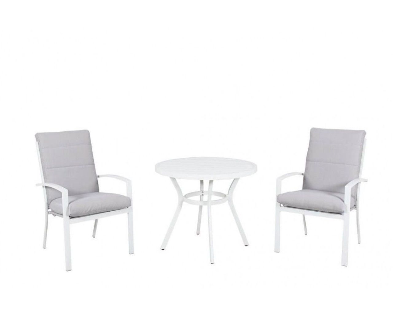 Jette Highback 3 Piece Dining, White, small-swatch