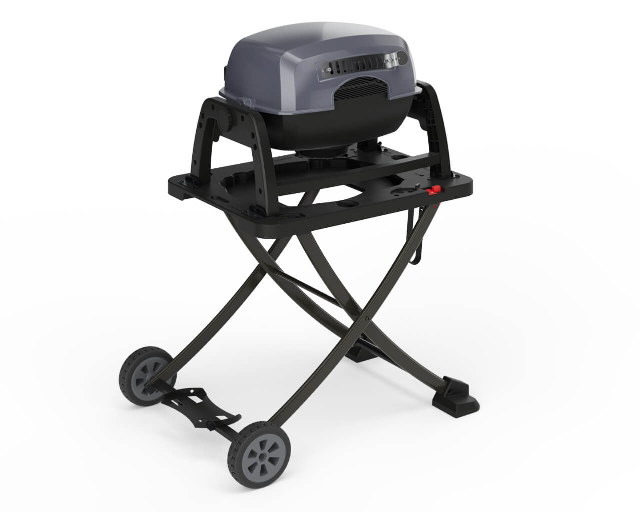 Ziggy Elite Nomad Single Burner Flame Failure BBQ plus Cart Bundle - Gunmetal Grey, , hi-res image number null