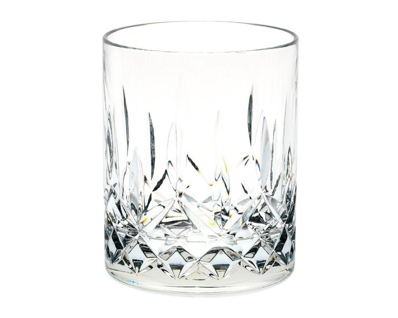 D-Still Unbreakable Polycarbonate Diamond Cut Old Fashion Glass 295ml - 4 Pack, , hi-res image number null