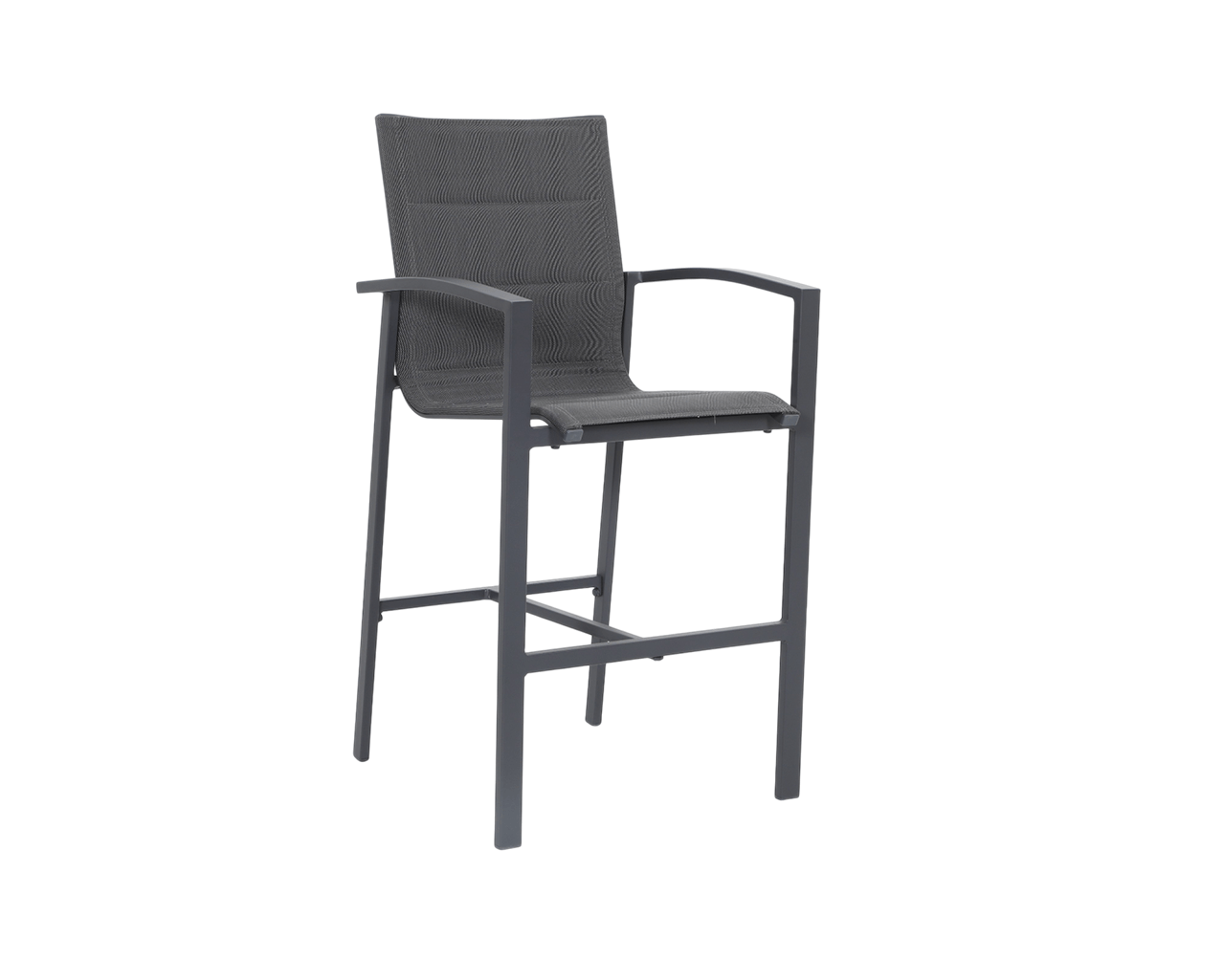Boston-Jette 4 Seater Bar Dining Setting Bundle - Gunmetal Grey, Gunmetal Grey, hi-res image number null