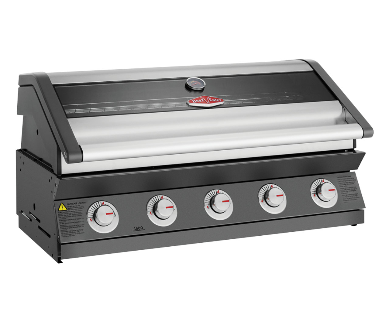 BeefEater 1600 Series 5 Burner Build In BBQ, , hi-res image number null