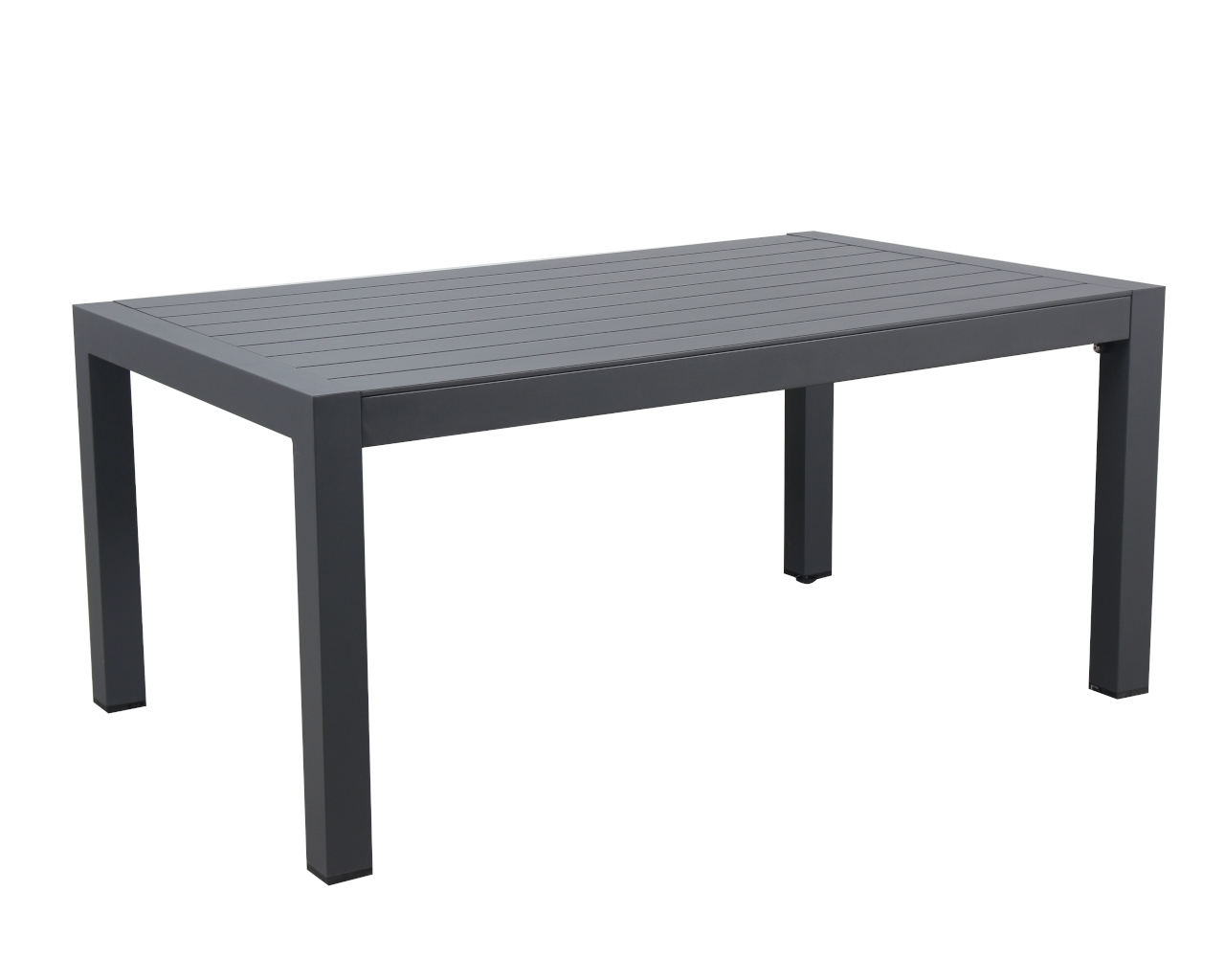 Jette 5 Piece Outdoor Low Dining Setting with 1 Three-Seat Lounge, 2 Single-Seat Lounges, 1 Table and 1 Bench - Gunmetal Grey, Gunmetal Grey, hi-res image number null