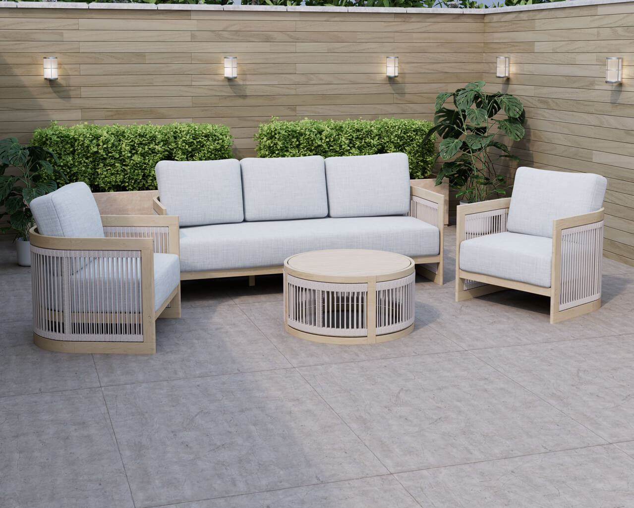 Byron 4 Piece Lounge Setting, , hi-res image number null