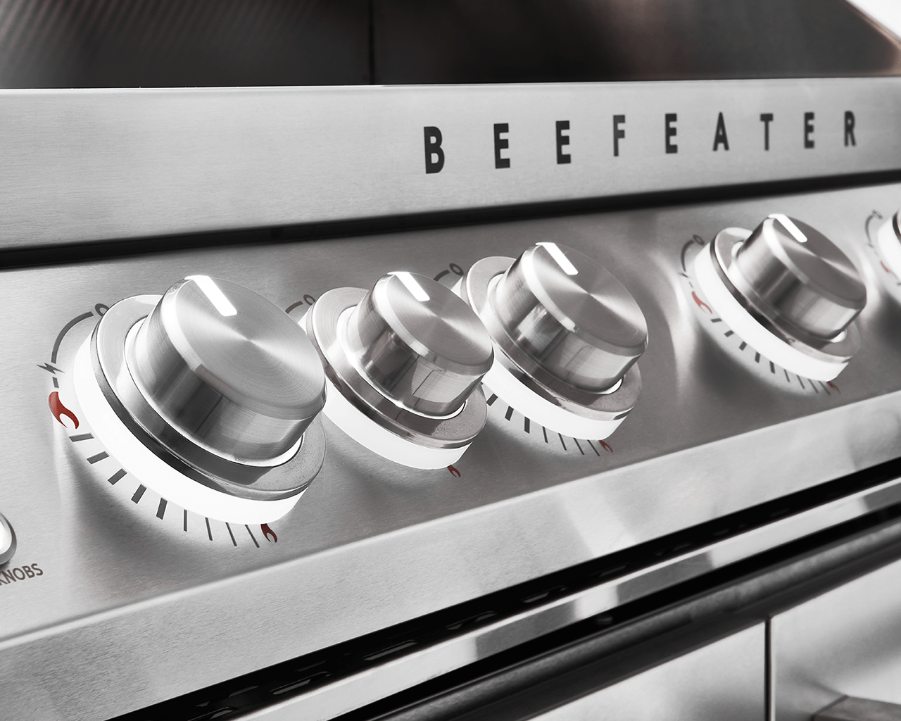 BeefEater 7000 Premium 5 Burner Flame Failure BBQ on Side Burner Cart, , hi-res image number null