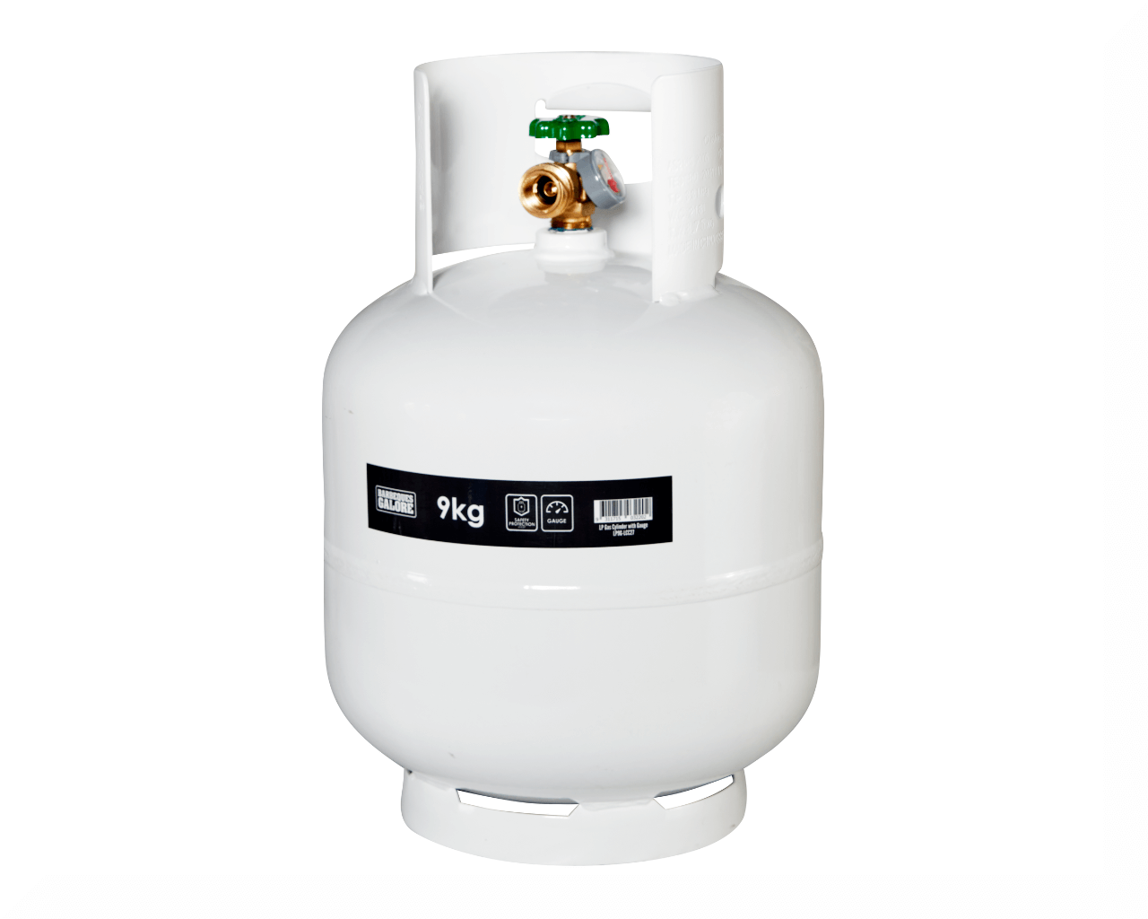 Empty 9kg LPG Gas Cylinder Bottle with Gauge and LCC-27 Safety Protection, , hi-res image number null