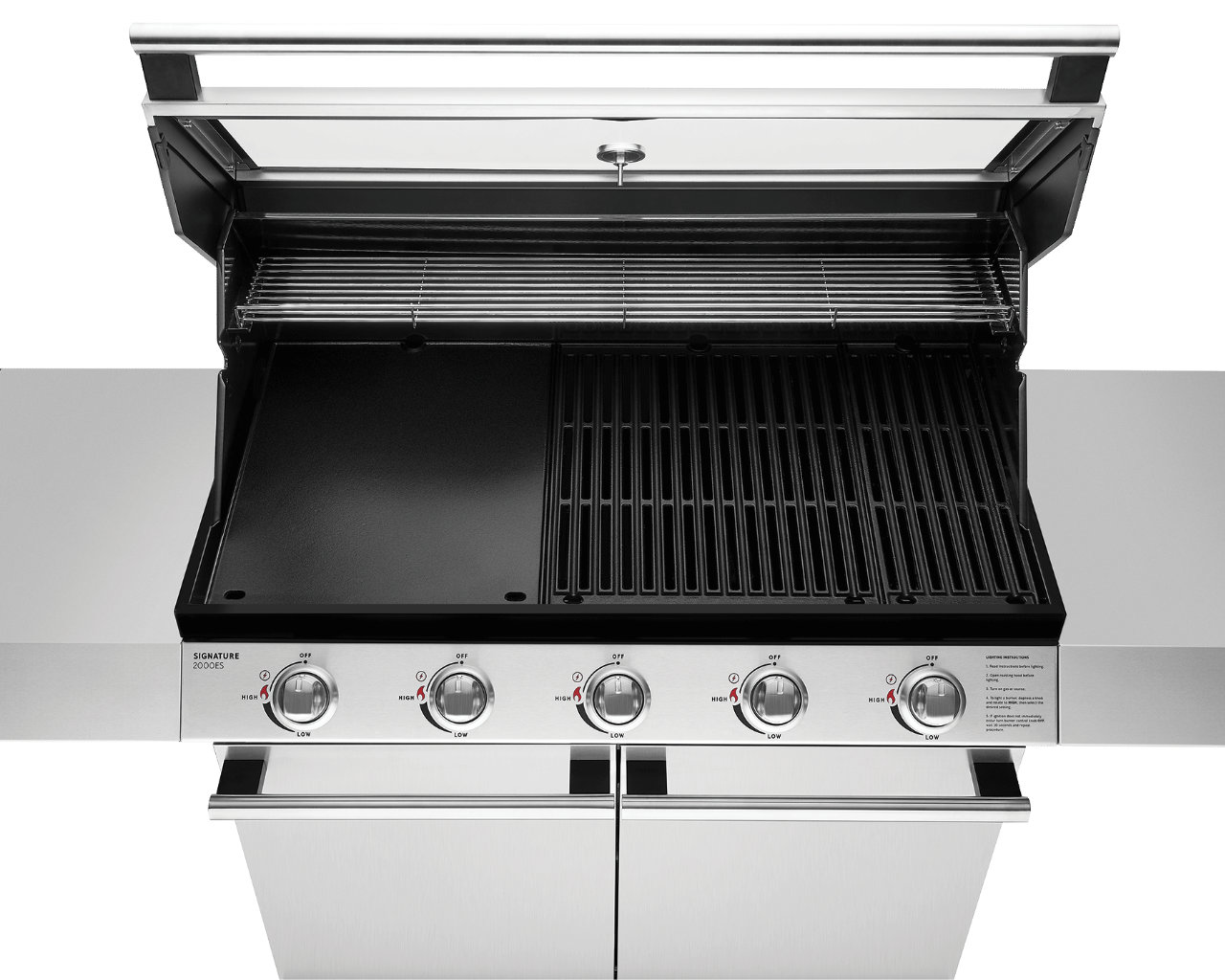 BeefEater Signature 2000 5 Burner BBQ & Trolley, , hi-res image number null