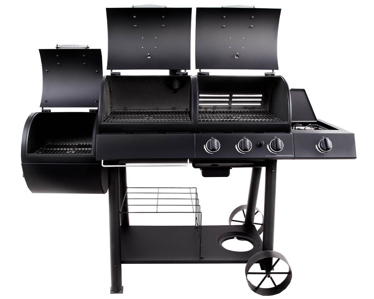 Oklahoma Joe’s Longhorn Combo Charcoal/Gas Smoker & Grill, , hi-res image number null