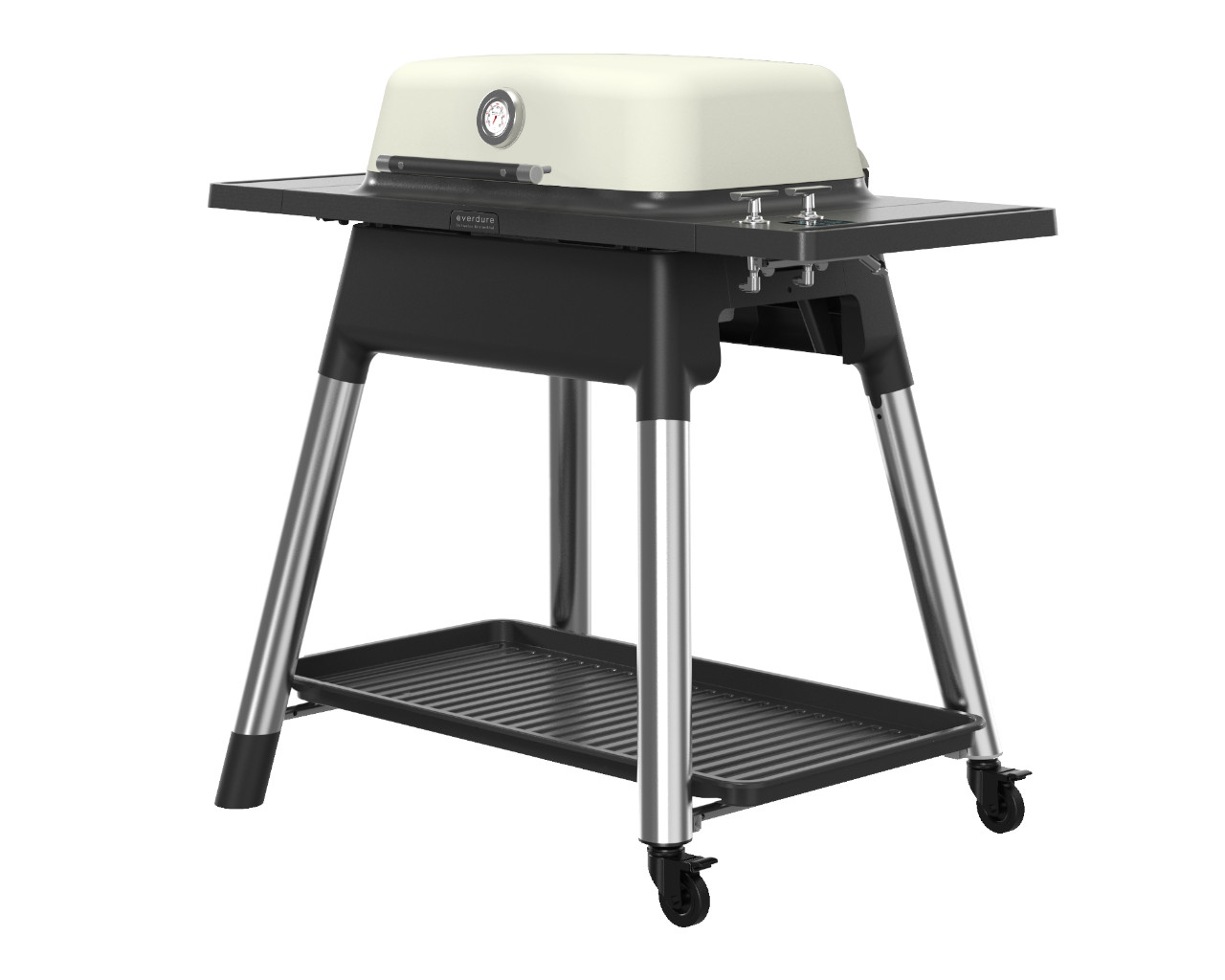Everdure by Heston Blumenthal FORCE 2 Burner BBQ with Stand (Matte Stone), Matte Stone, hi-res image number null