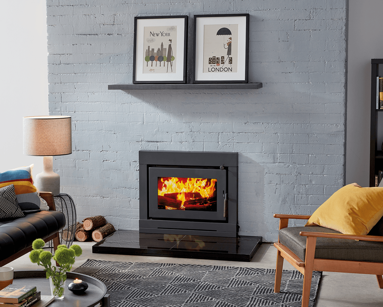 Maxiheat Nomad Insert Wood Heater, , hi-res image number null