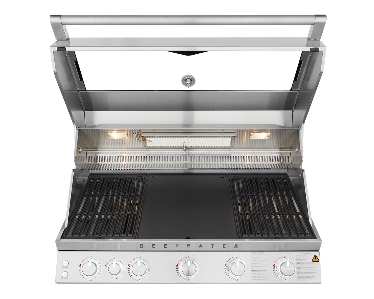 BeefEater 7000 Premium 5 Burner Flame Failure Build-In BBQ, , hi-res image number null