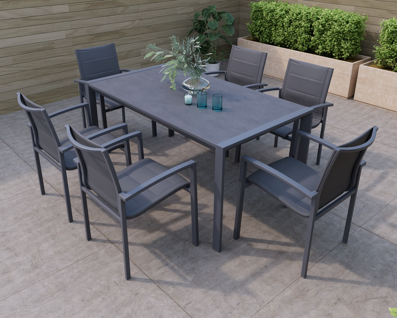 Boston-Eden 7 Piece Dining Setting, , hi-res image number null