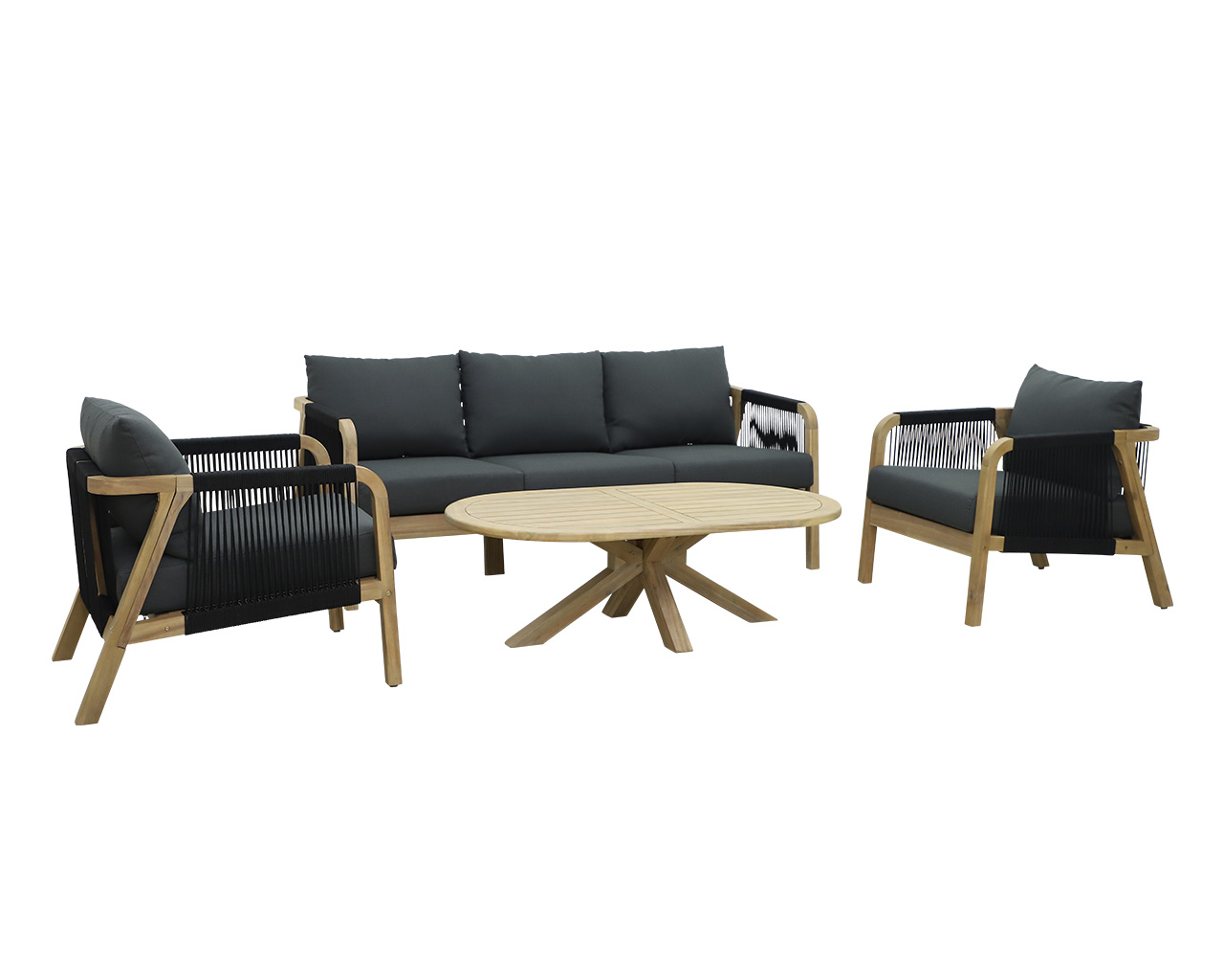 Buy Palade 4 Piece Lounge Setting at Barbeques Galore.