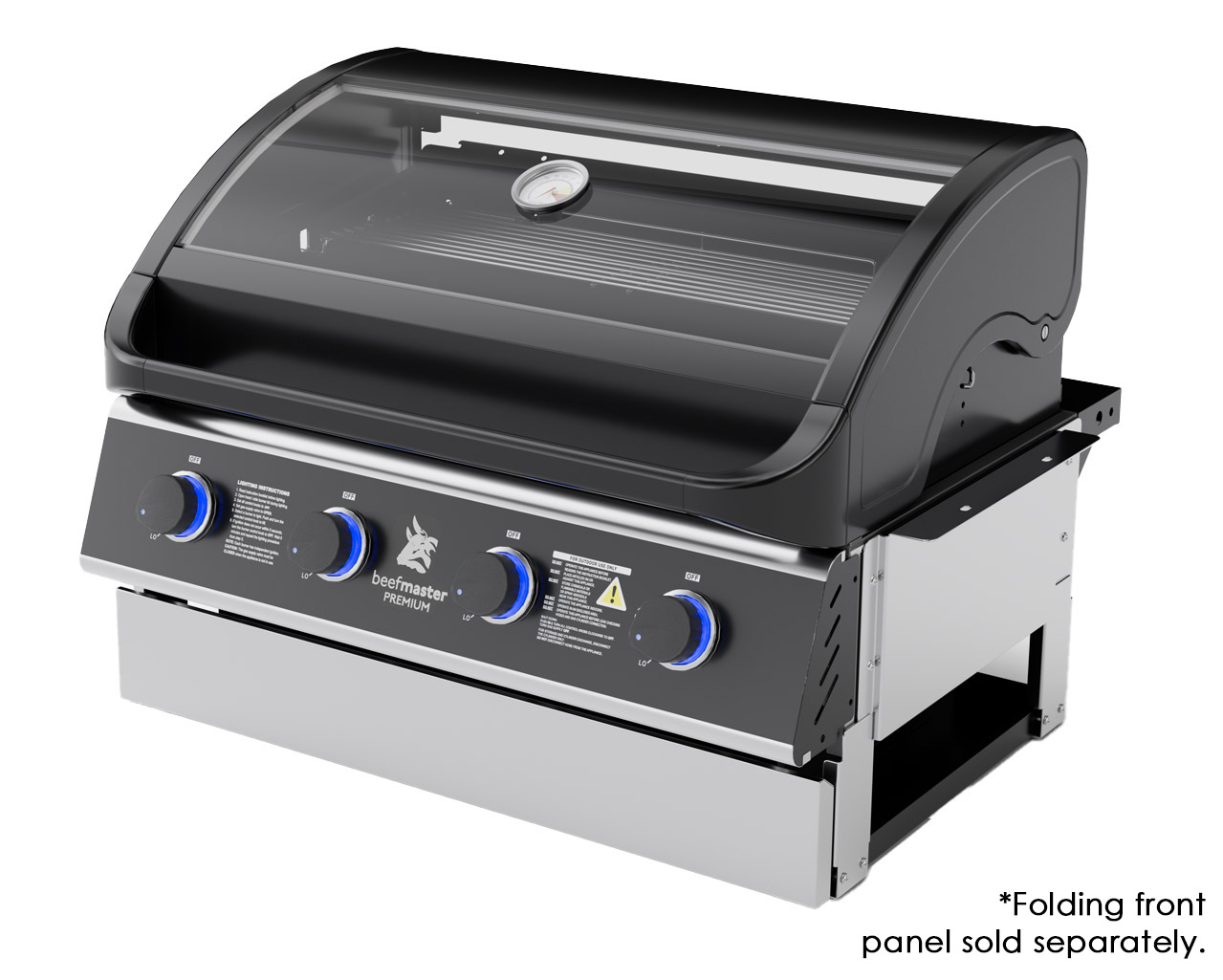 Beefmaster Premium T-Series 4 Burner Build-In BBQ, , hi-res image number null