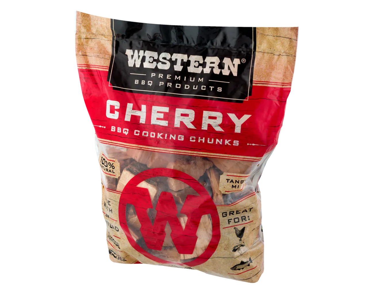 Western Premium Smoking Wood Chunks - Cherry, , hi-res image number null