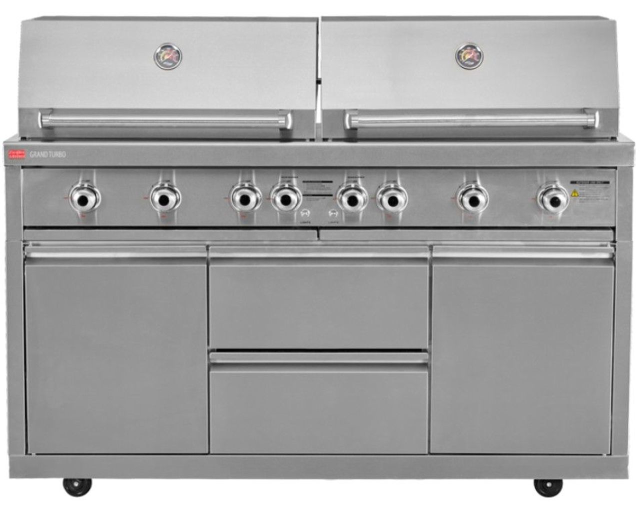 Ziegler & Brown Grand Turbo 6 Burner Roll-In on Cart L2-SERIES, , hi-res image number null