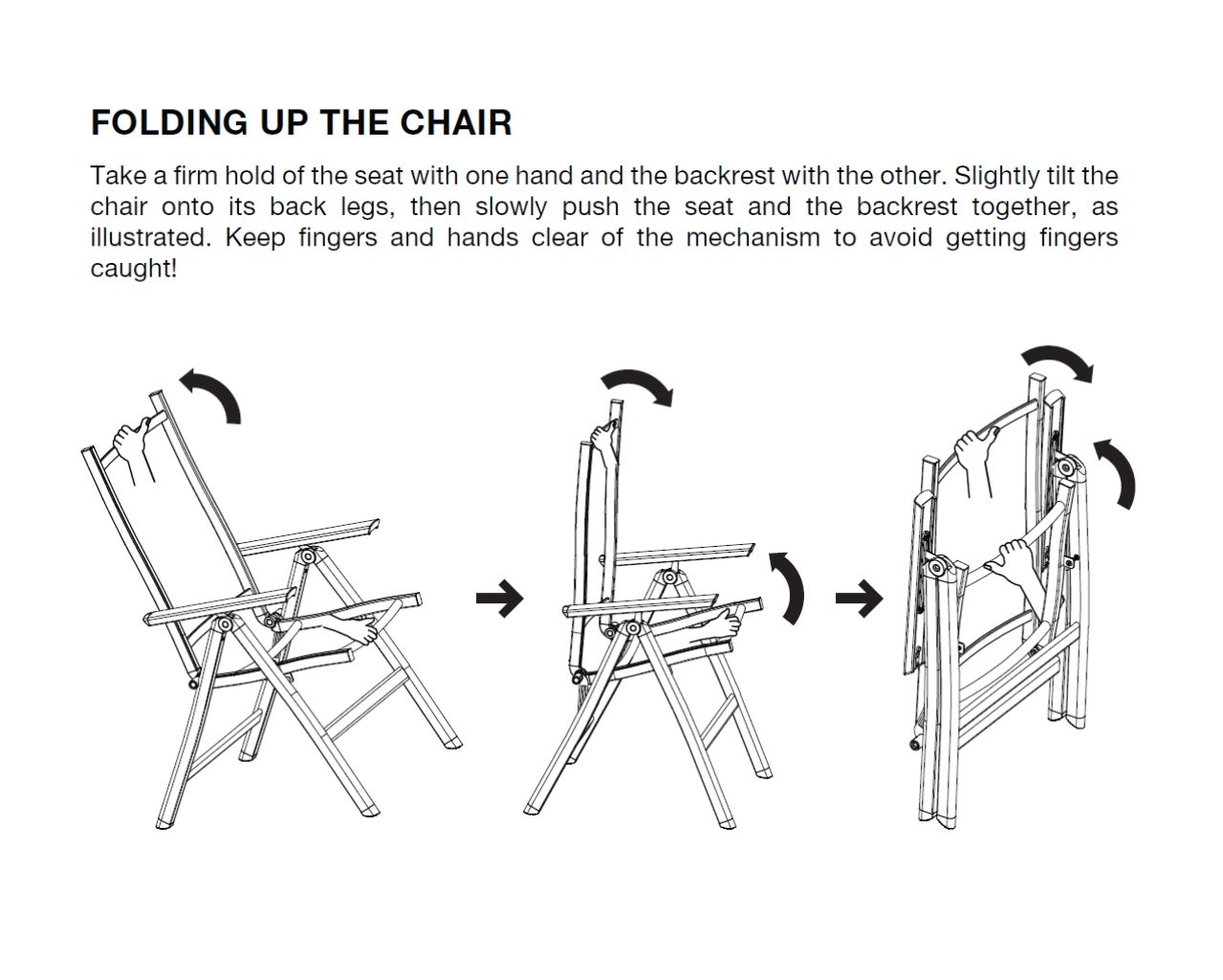 Frankie Folding Recliner Chair - Gunmetal Grey, Gunmetal Grey, hi-res image number null