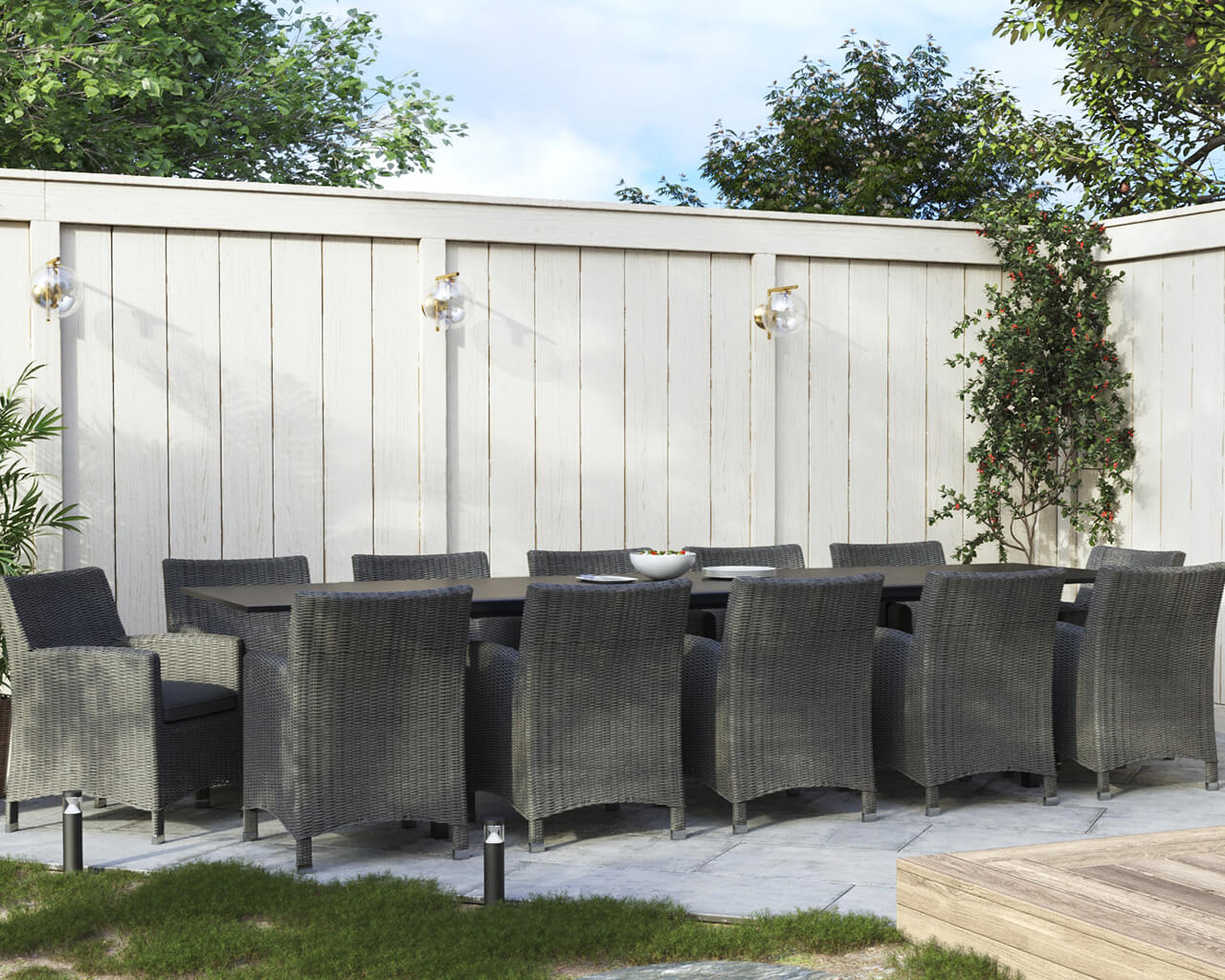 Avalon-Jette 13 Piece Extension Dining Setting, , hi-res image number null