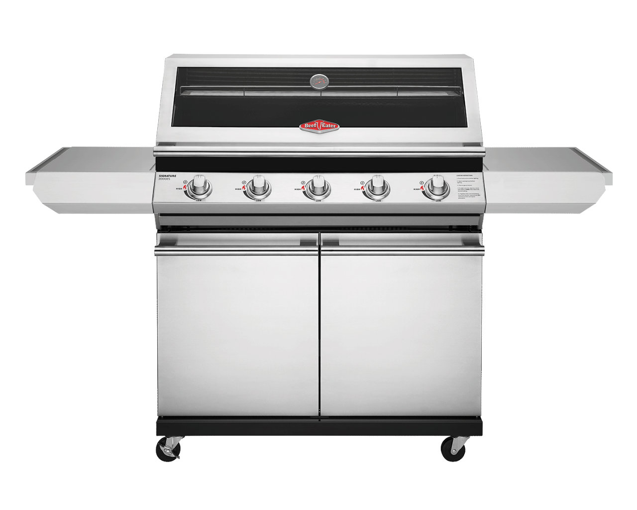 BeefEater Signature 2000 5 Burner BBQ & Trolley, , hi-res image number null