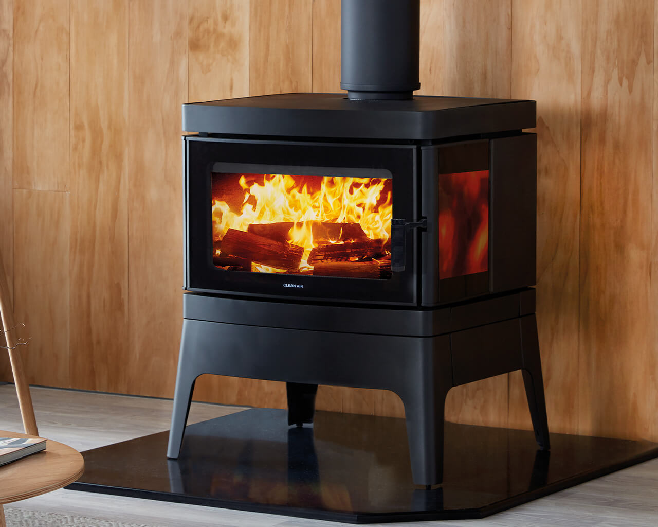 Clean Air Large Console Freestanding Wood Heater, , hi-res image number null