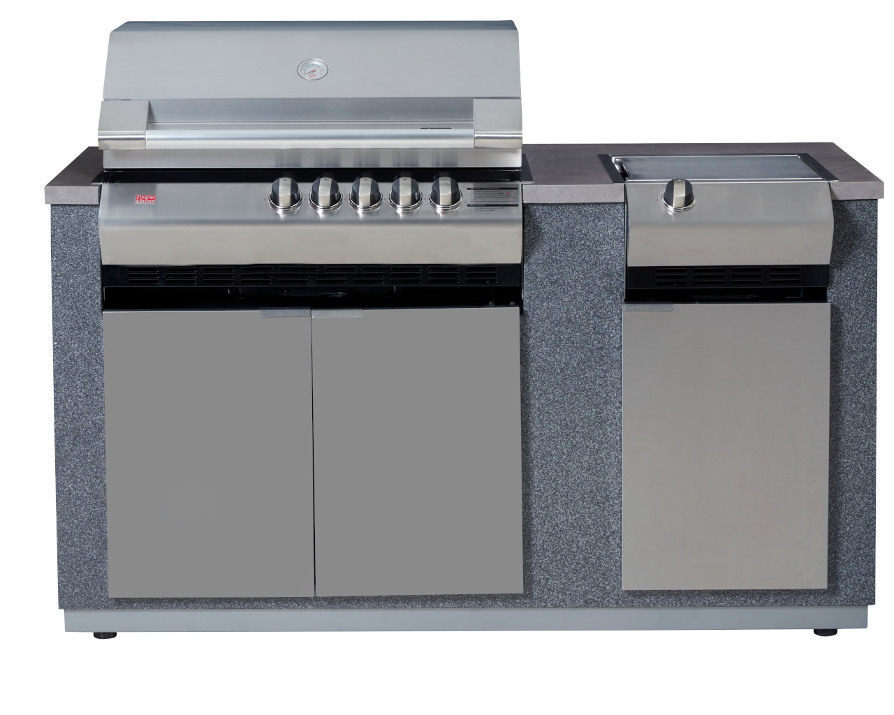 Buy Ziegler & Brown Turbo Elite 5 Bnr on Alustone Kitchen Island with