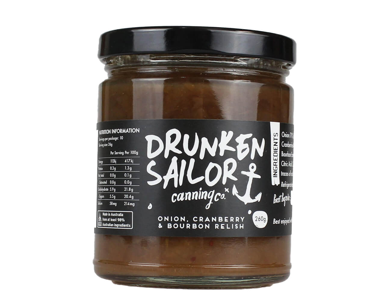 Drunken Sailor Onion, Cranberry & Bourbon Relish, , hi-res image number null